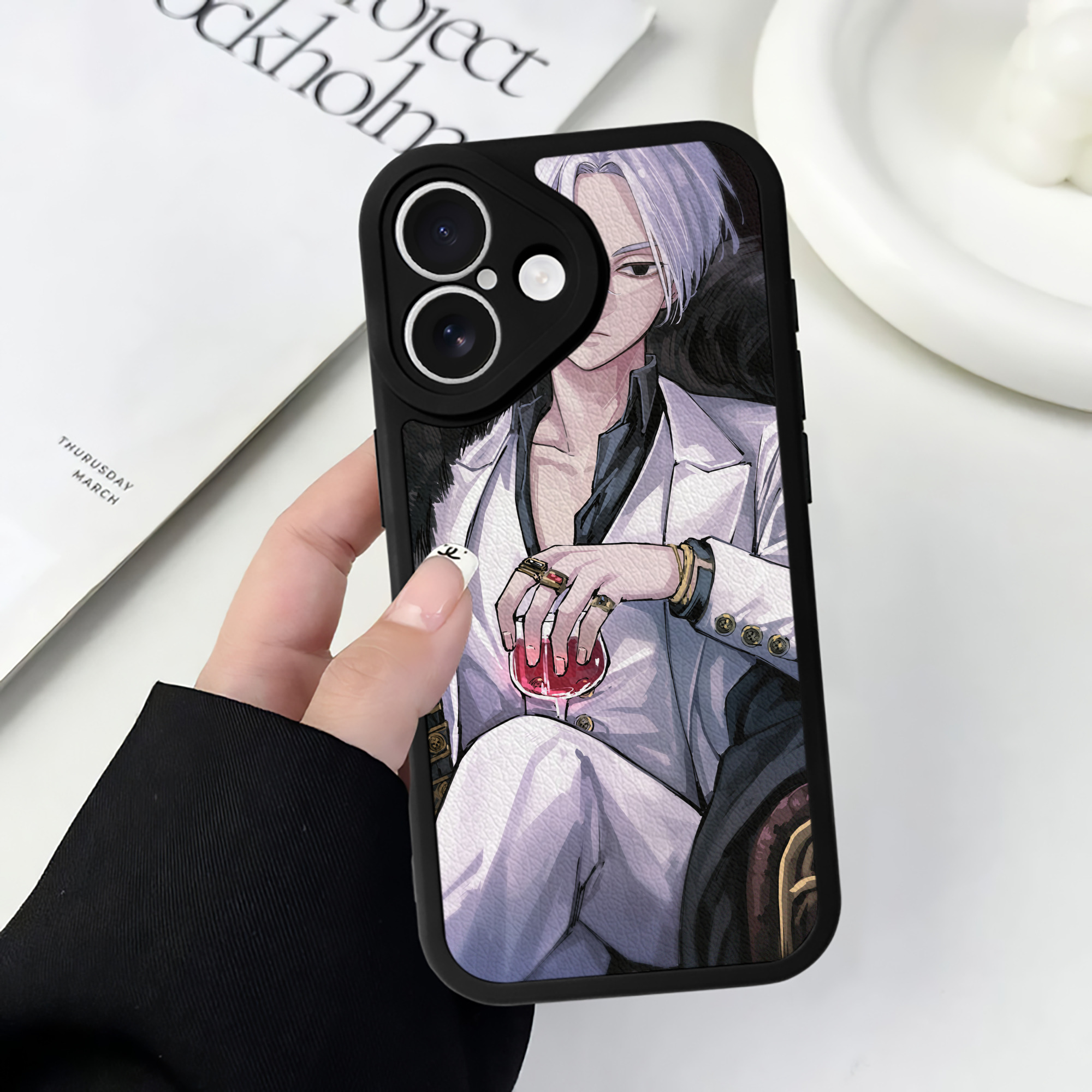 （画像用） 東京リベンジャーズ Tokyo Revengers 【iPhone 16シリーズ対応】シリコンスマホケース（レザー調） 材質：シリコン